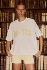 Oversized Cotton-Jersey T-Shirt in White