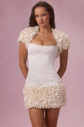 Cropped Bolero  in Ivory