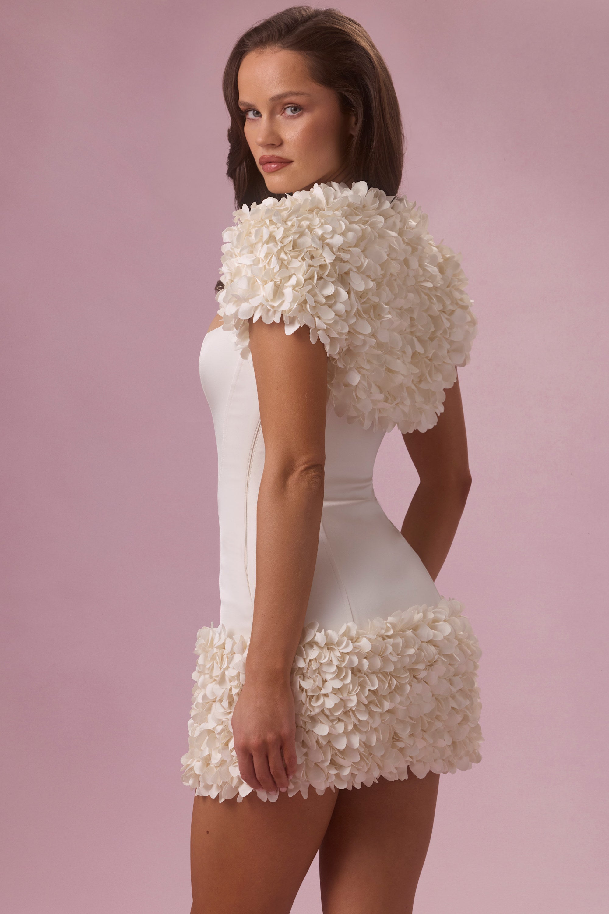 Cropped Bolero  in Ivory