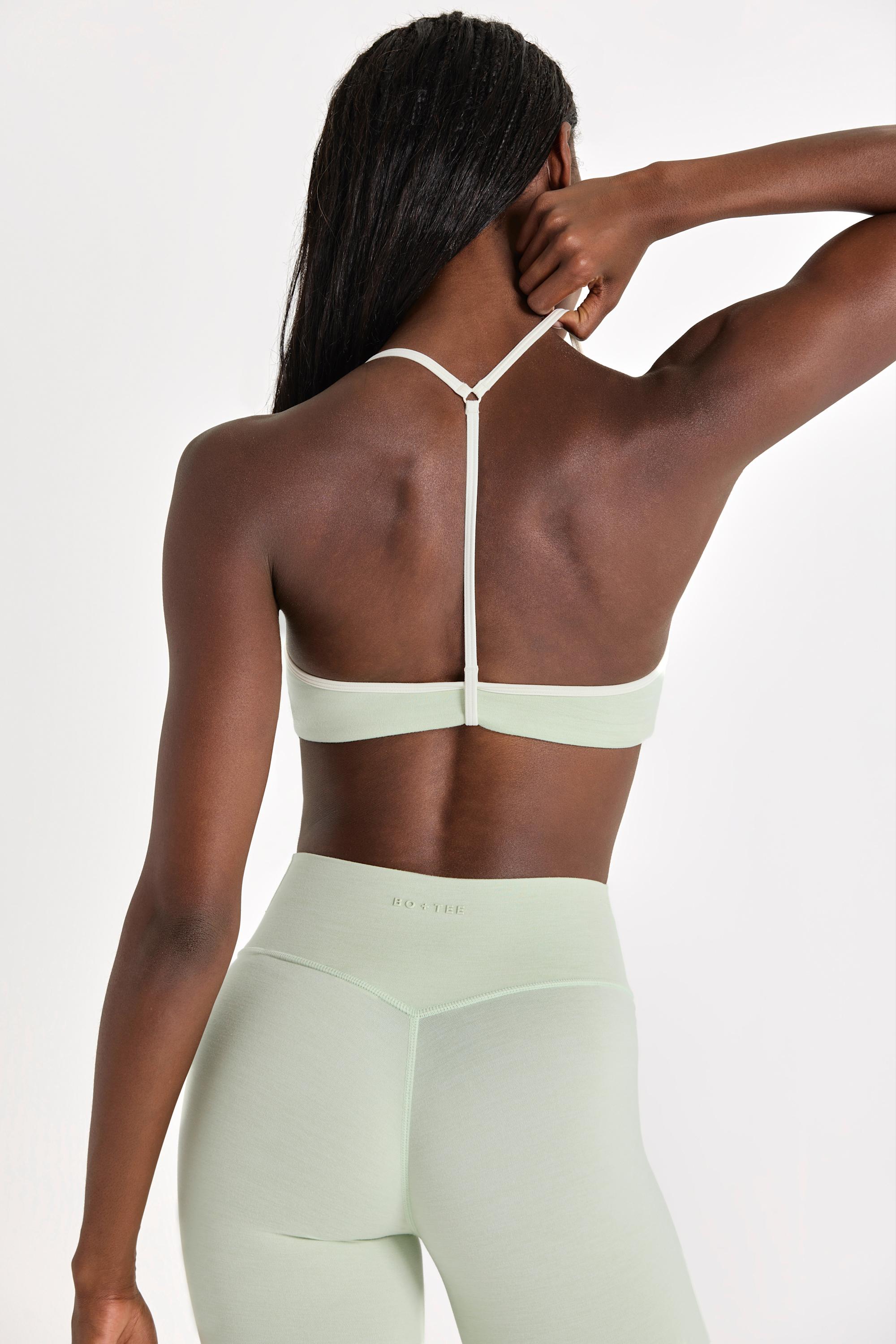 Soft Active Sports Bra in Sage Marl