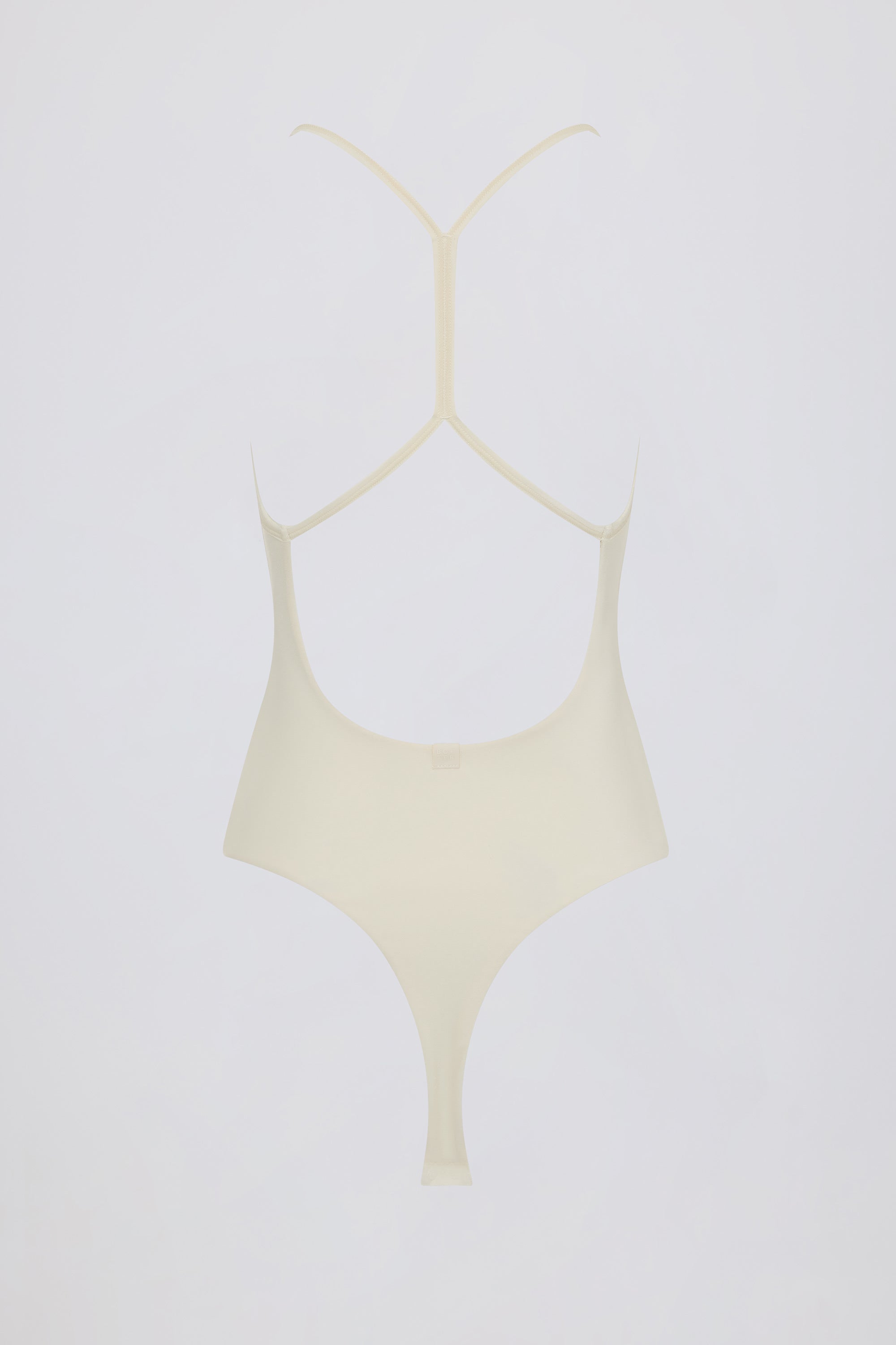 Cut-Out Bodysuit in Cream