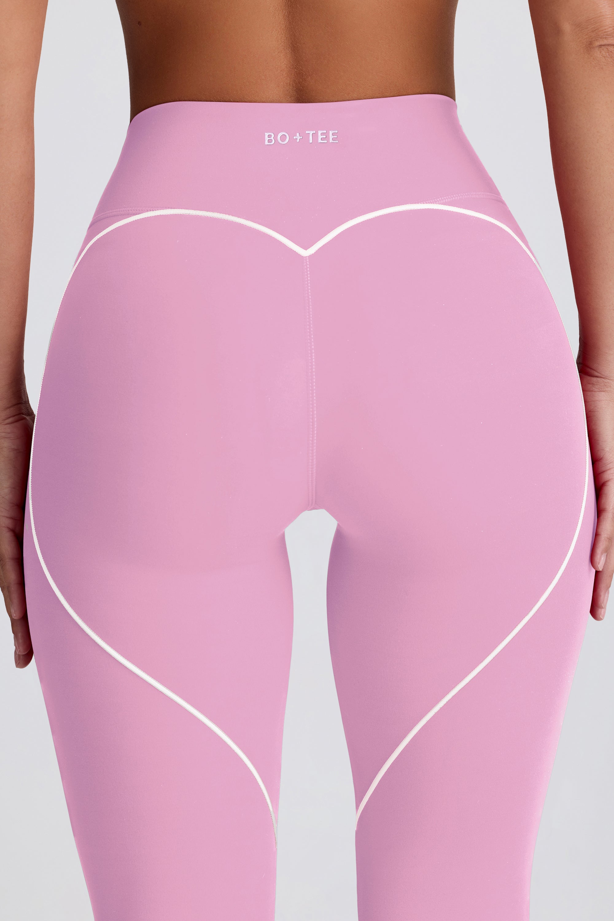 Soft Active Mid-Rise Leggings in Dusty Pink