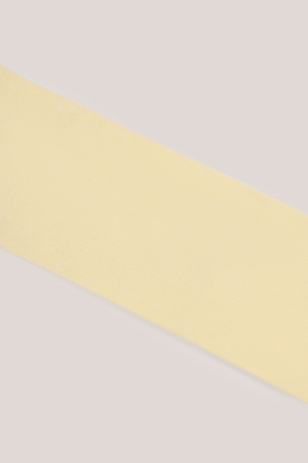 Modal Ribbed Headband in Buttercream Yellow