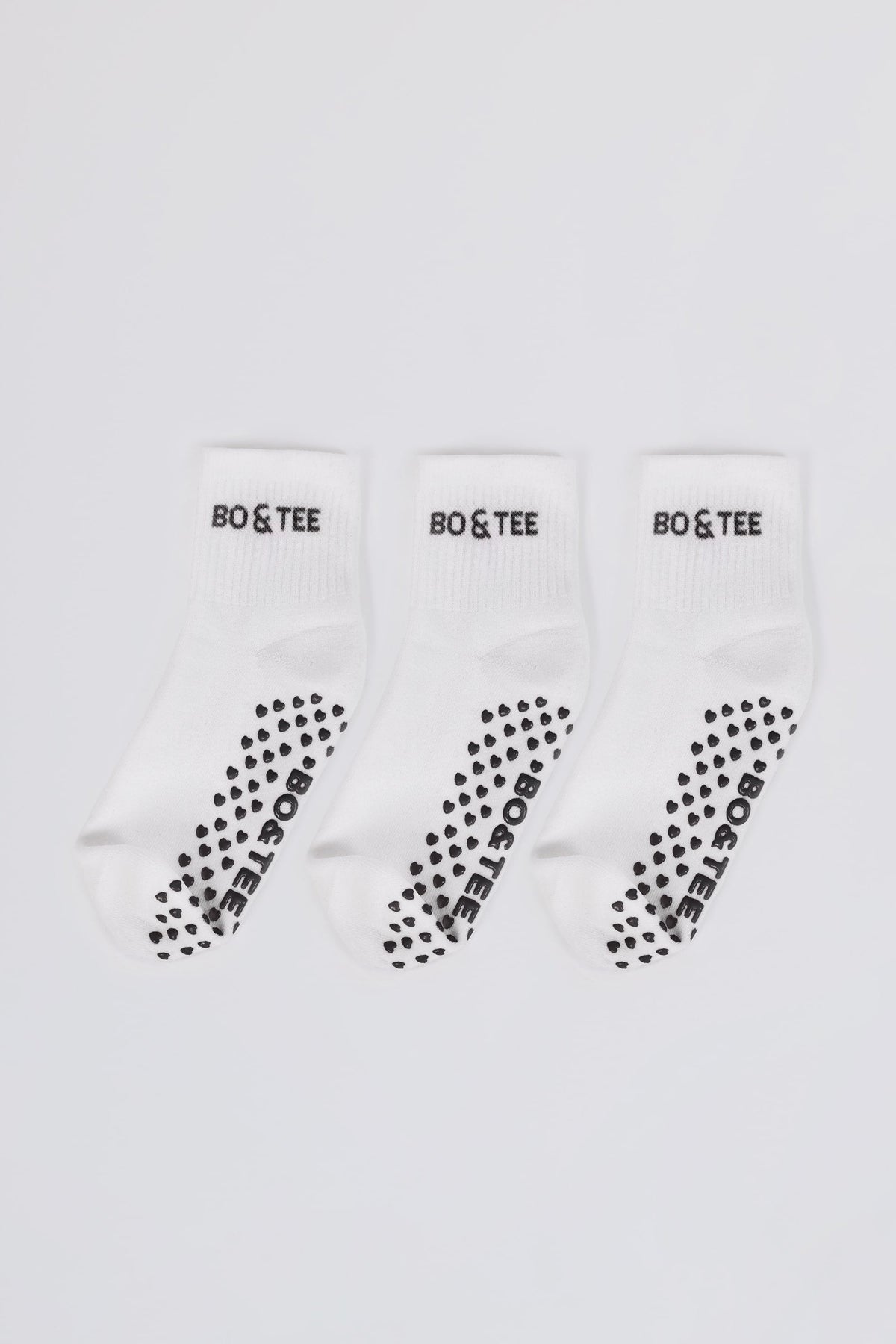 Pilates 3-Pack Socks Bundle in White